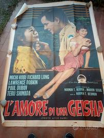 Manifesto poster “L'AMORE DI UNA GEISHA” -  film d