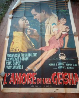 Manifesto poster “L'AMORE DI UNA GEISHA” -  film d