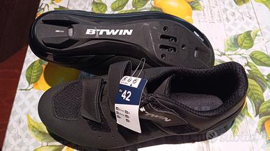 Scarpe ciclista Btiwin  500 Decathlon nuove n.42