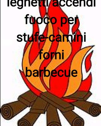 legnetti accendi fuoco 