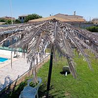 Ombrellone da giardino artigianale 3x3