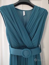 Vestito hot sale verde petrolio