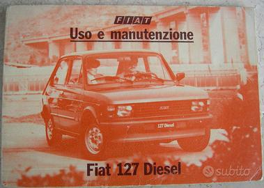 Manuale di uso e manutenzione  per Fiat 127 diesel