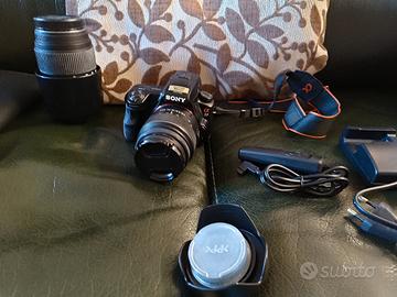 Sony alfa37 + Sony 18/55 + sigma 70/300 +accessori