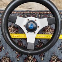 Volante storico FIAT   500  allumino e pelle 