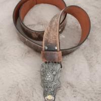 Diesel cintura vintage in pelle 