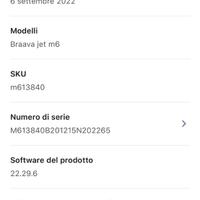 Lavapavimenti Braava jet m6