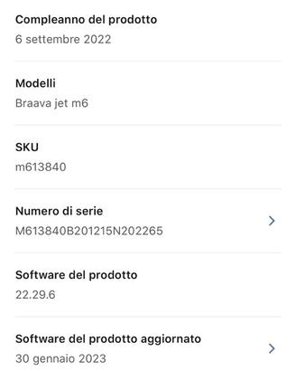 Lavapavimenti Braava jet m6