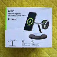 Belkin BoostChargePro Qi2 – Stand 3‑in‑1 wireless