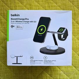 Belkin BoostChargePro Qi2 – Stand 3‑in‑1 wireless