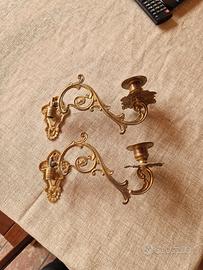 applique/candelabri in ottone 