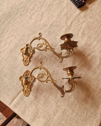 applique/candelabri in ottone 