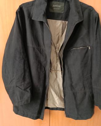 giubbotto uomo tessuto scamosciato 