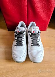 Scarpe uomo Reebok Classic Leather tg 42 bianche