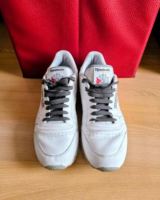 Scarpe uomo Reebok Classic Leather tg 42 bianche