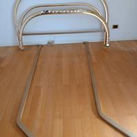 Letto in ottone re di quadri Bontempi