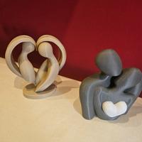 Coppia sposi modelli a scelta in 3d vari colori