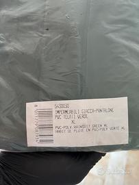 Completo Impermeabile Giacca Pantalone XL