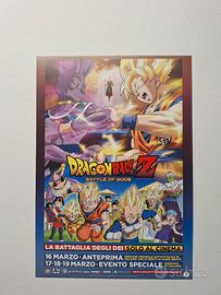 Cartolina Dragon Ball Z battle of gods