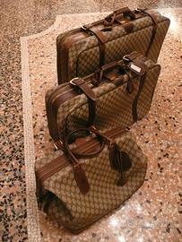 Gucci set valigie vintage originali