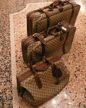 Gucci set valigie vintage originali