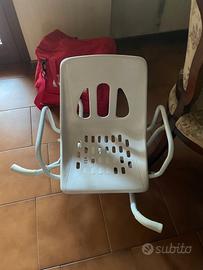 Sedia per vasca da bagno con schienale – ideale