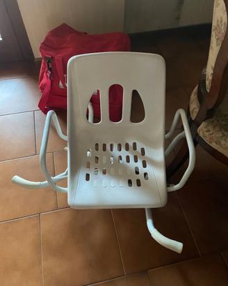 Sedia per vasca da bagno con schienale – ideale