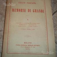 Memorie di grandi, di Giulio Carcano