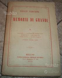 Memorie di grandi, di Giulio Carcano