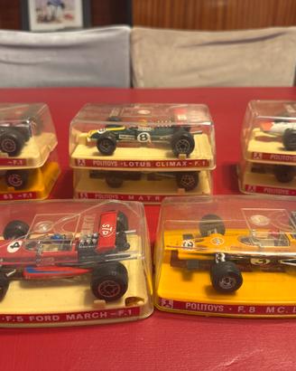 Lotto 8 F1 Vintage Politoys 1:32 serie F