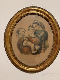 Litografia “La Vierge à la chaise”