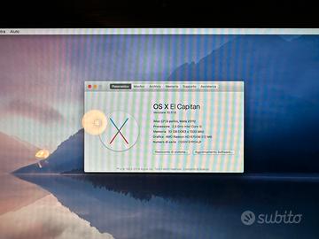 IMac 21,5 metà 2011 – i5, 32 gb ram, ssd 1 tb