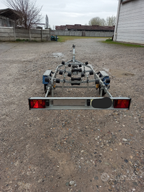 Rimorchio LBN320/1 gommone e motore SELVA 25HP An