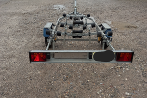 Rimorchio LBN320/1 gommone e motore SELVA 25HP An