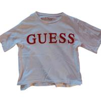Guess maglietta maniche corte con logo bianca tg S