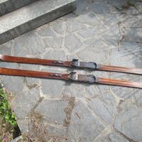 Sci d'epoca anni '30  vintage vecchi antichi legno