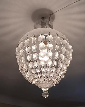Lampadario vintage cristallo 'Medusa'