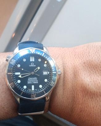 orologio omega seamster quadrante blu automatico 
