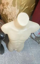 Manichino bianco uomo