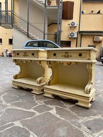 Coppia di Comodini laccati