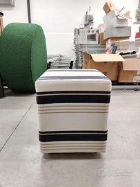 Pouf in tessuto