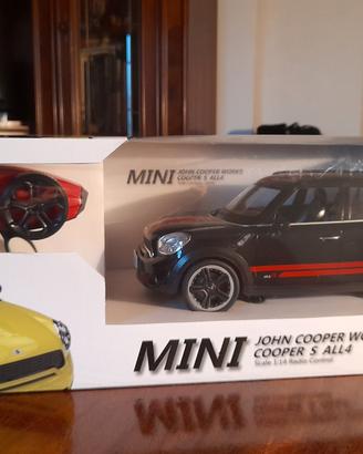 mini cooper S con batteria 6V 1:14 radiocomandata 