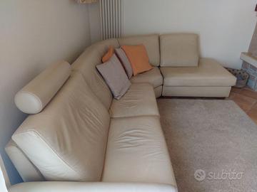 divani in pelle 3+2 posti