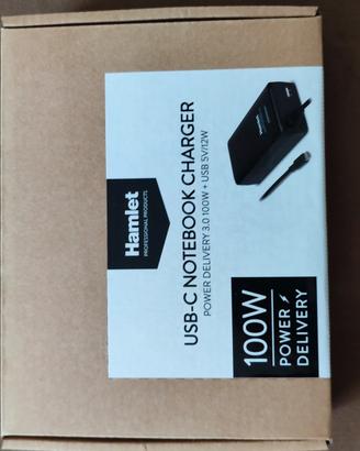 alimentare da 100 WATT HAMLET USB-C E USB 3.0