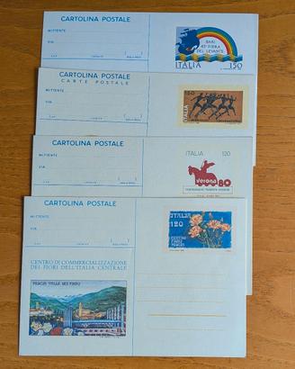 francobolli cartoline postali