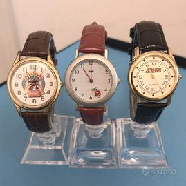 Lotto di 3 orologi pubblicitari anni '90/2000