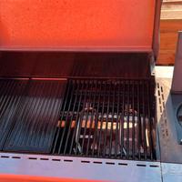 barbecue  a gas in acciaio inox 6 fuochi 