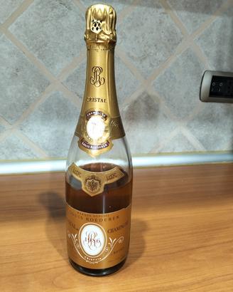 bottiglia di Champagne Cristal per collezione