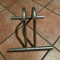 Cavalletti Porta bicicletta in acciaio 2 pezzi