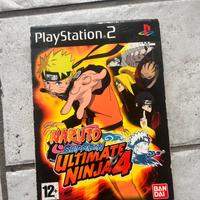 Naruto Shippuden Ultimate Ninja 4 PS2 - Completo